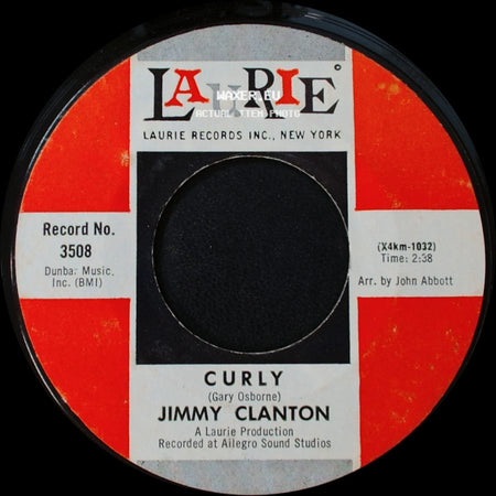 Jimmy Clanton - I'll Never Forget Your Love / Curly side B