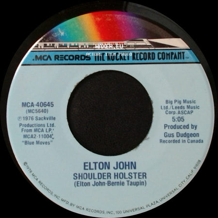 Elton John - Sorry Seems To Be The Hardest Word / Shoulder Holster side B