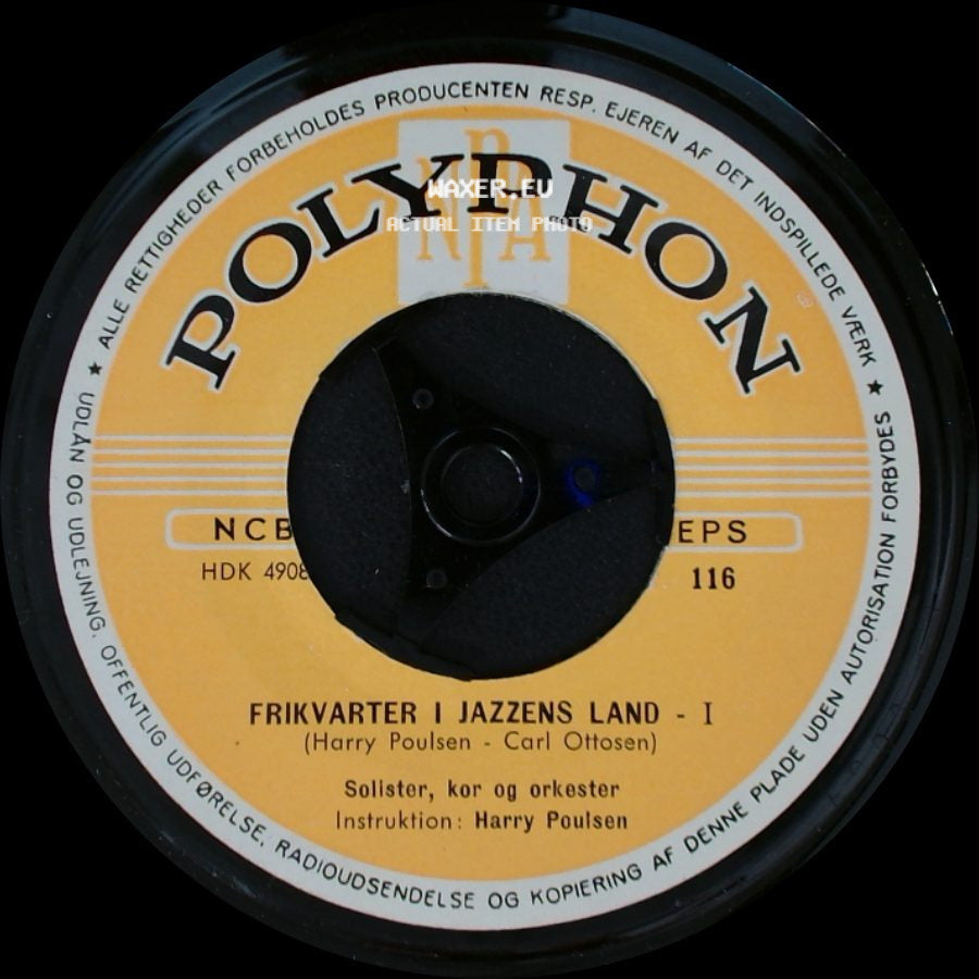 Unknown Artist - Frikvarter I Jazzens Land - I / Frikvarter I Jazzens Land - Ii side A