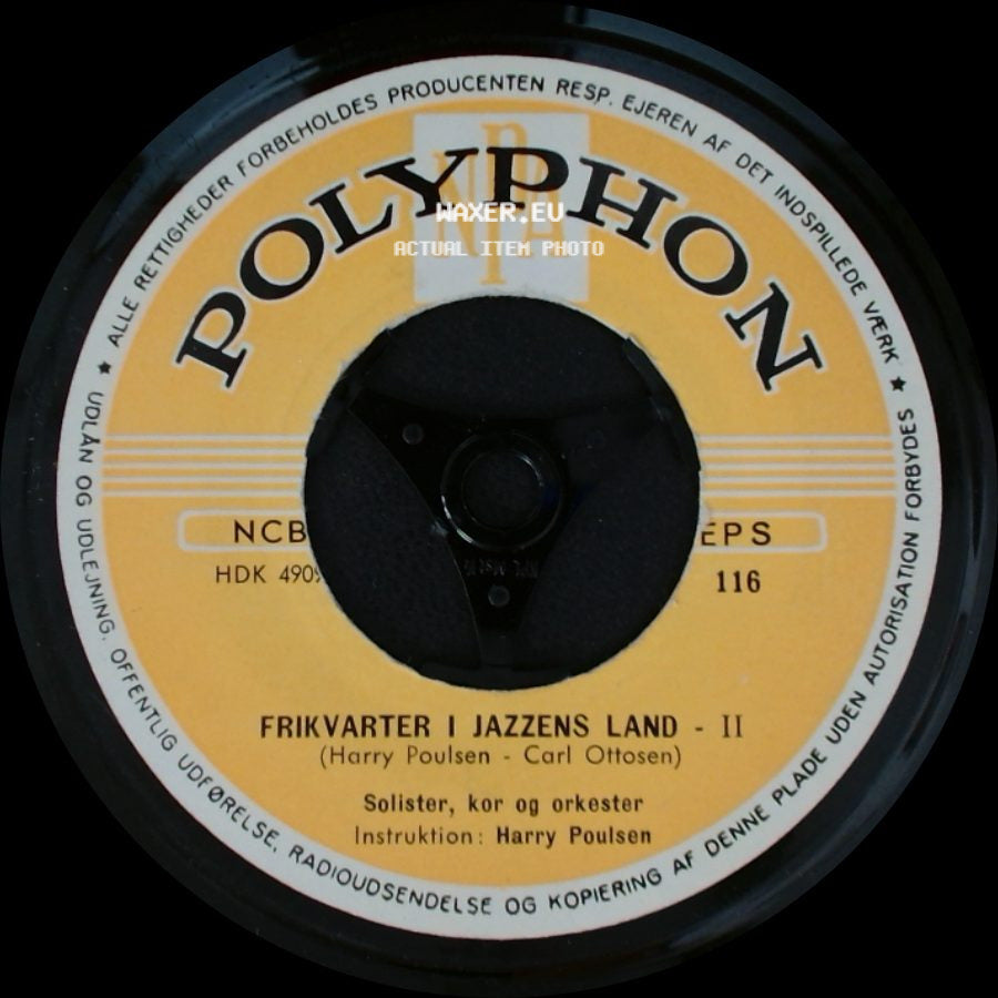 Unknown Artist - Frikvarter I Jazzens Land - I / Frikvarter I Jazzens Land - Ii side B