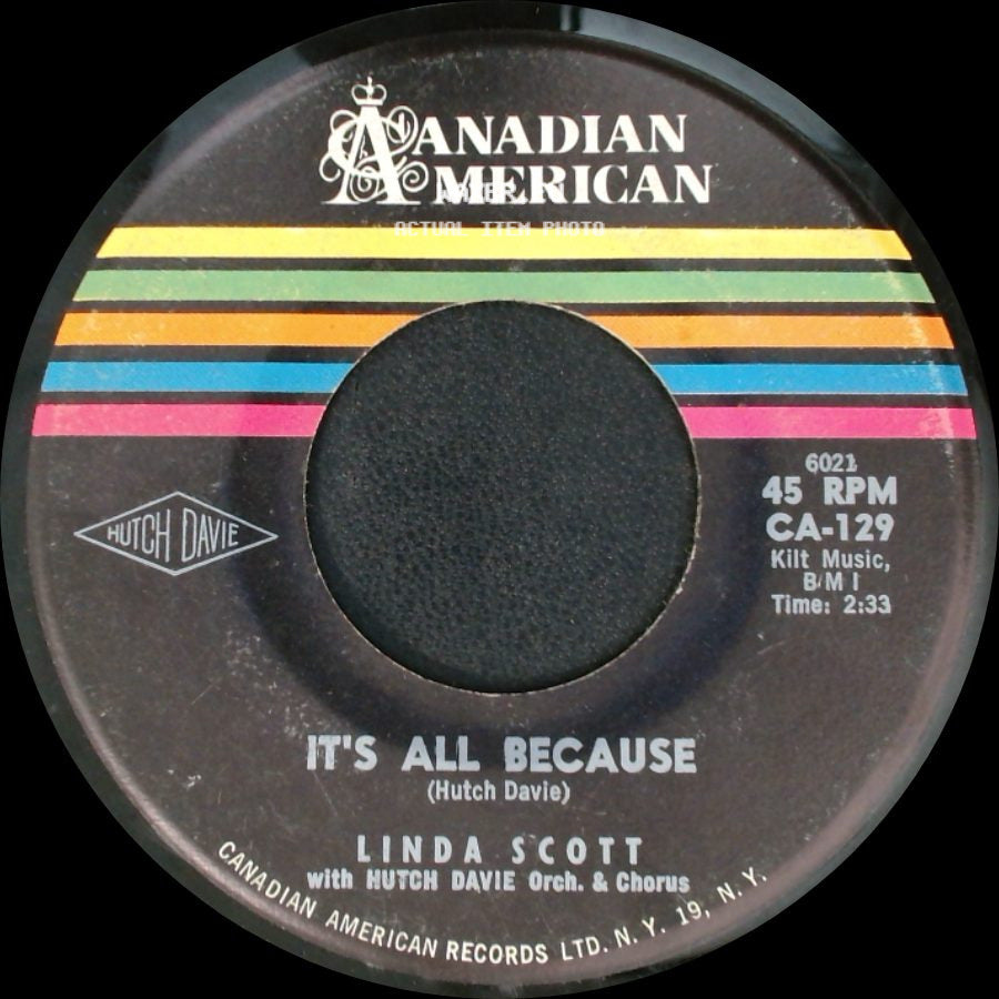 Linda Scott - I Don't Know Why / It's All Because side B