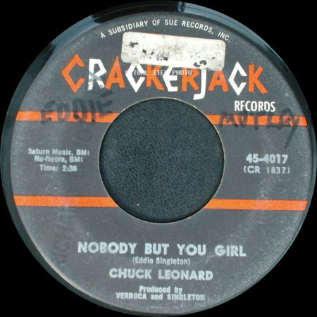 Chuck Leonard - Diddley Doo / Nobody But You Girl side B
