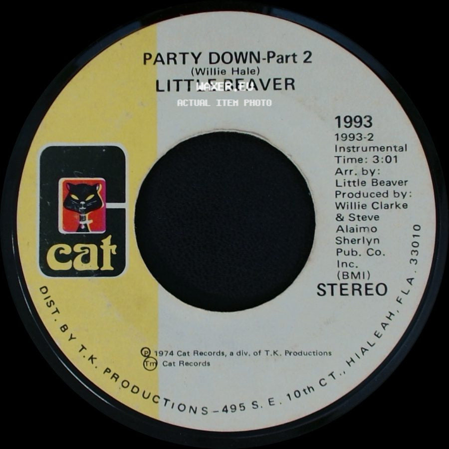 Little Beaver - Party Down-Part I / Party Down-Part 2 side B