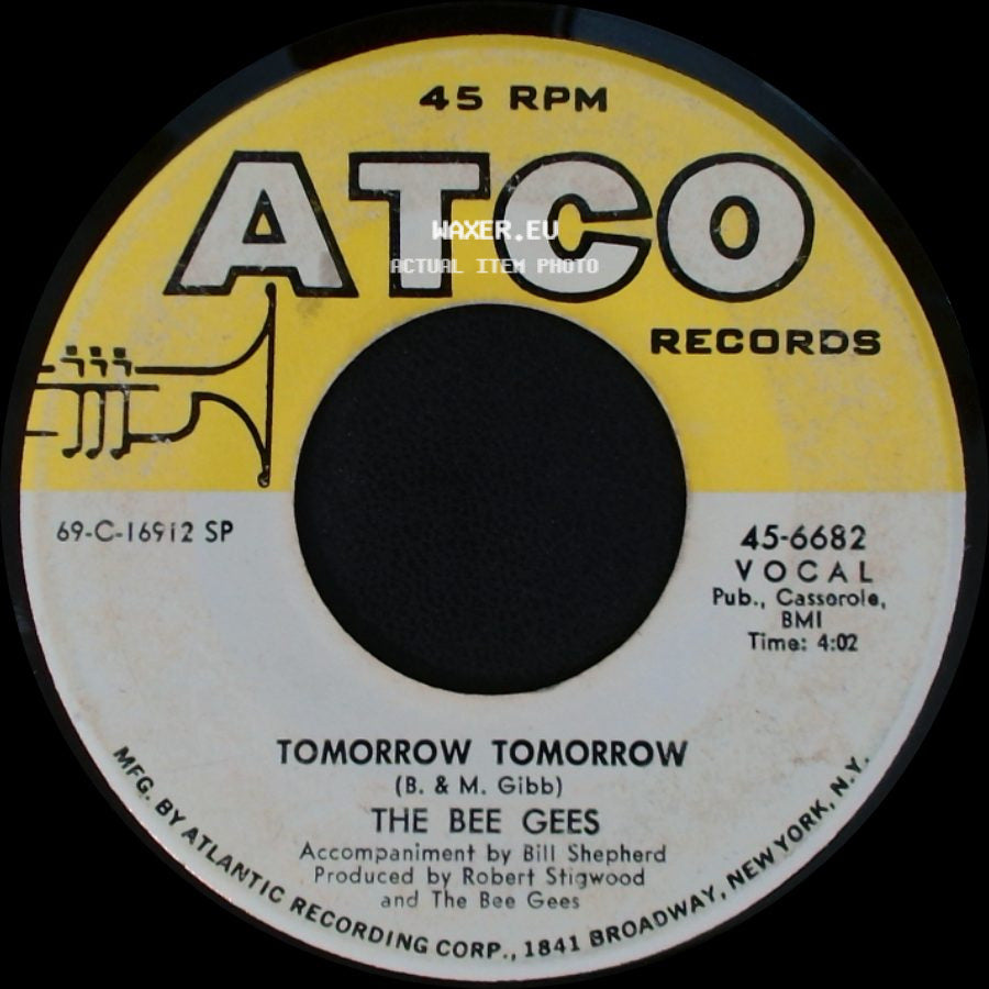 The Bee Gees - Tomorrow Tomorrow / Sun In My Morning side A