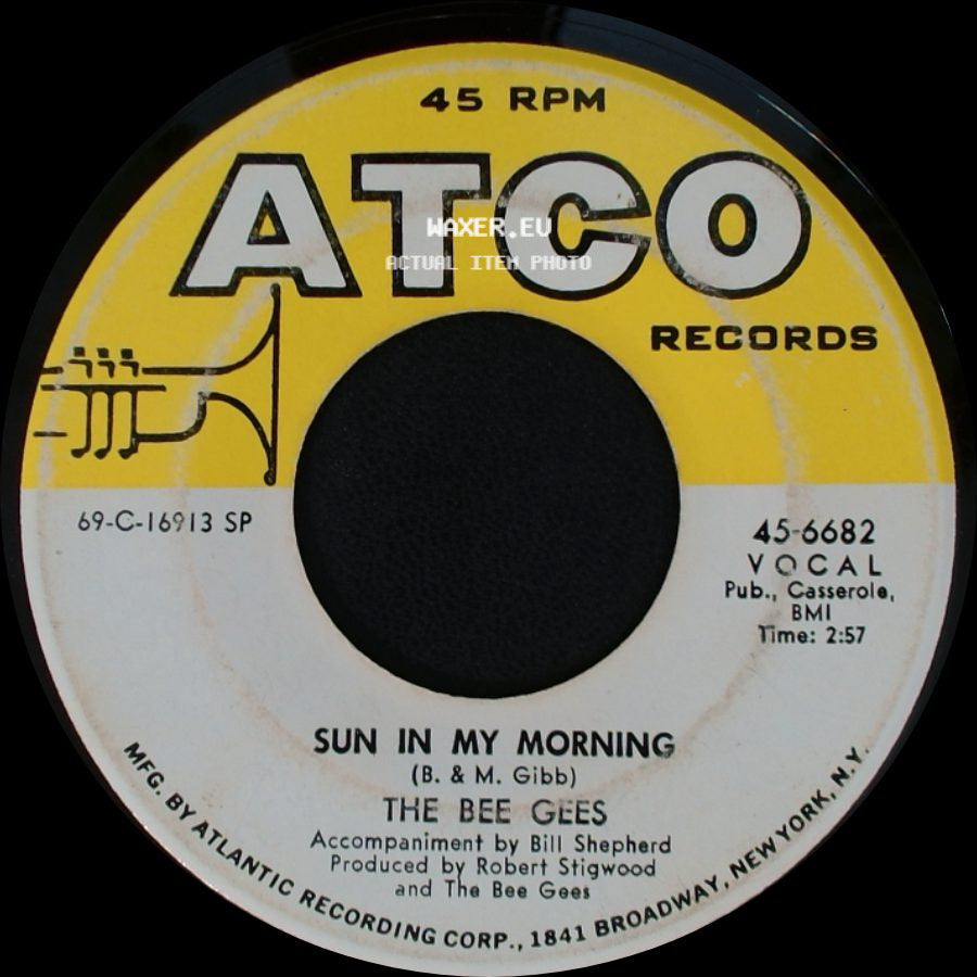 The Bee Gees - Tomorrow Tomorrow / Sun In My Morning side B