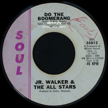 Jr. Walker & The All Stars - Do The Boomerang / Tune Up side A