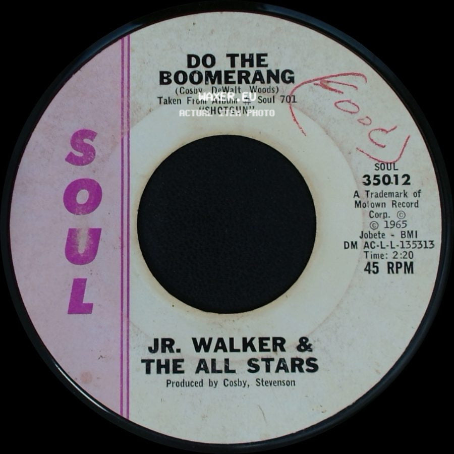 Jr. Walker & The All Stars - Do The Boomerang / Tune Up side A