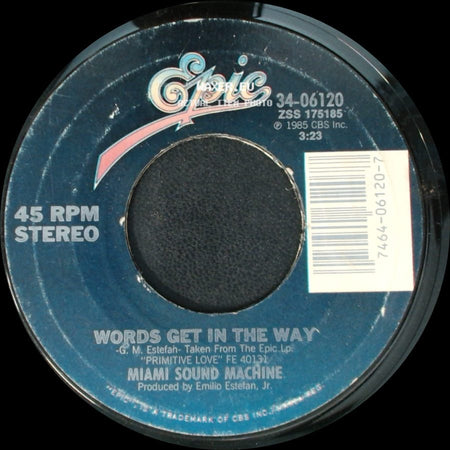 Miami Sound Machine - Movies / Words Get In The Way side B