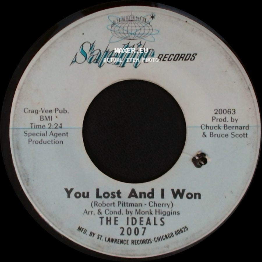 The Ideals - You Lost And I Won / You Hurt Me side A
