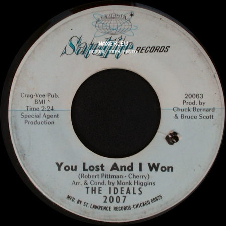 The Ideals - You Lost And I Won / You Hurt Me side A