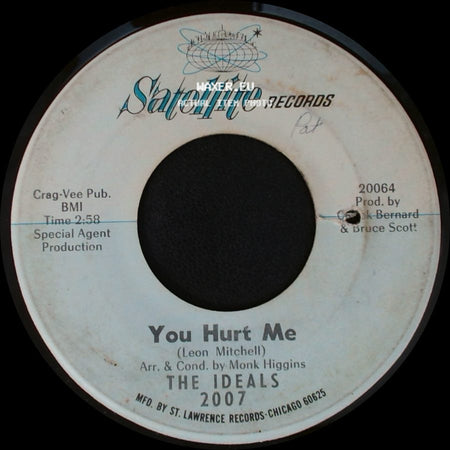 The Ideals - You Lost And I Won / You Hurt Me side B