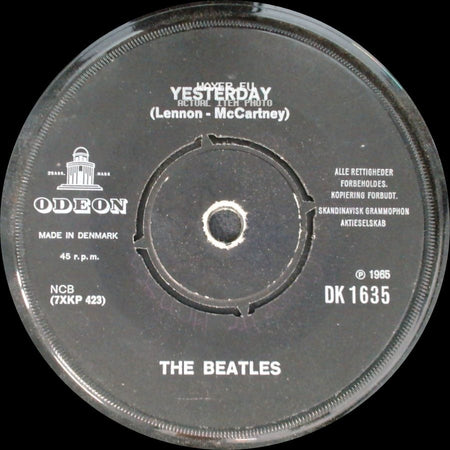 The Beatles - Yesterday / Act Naturally side A