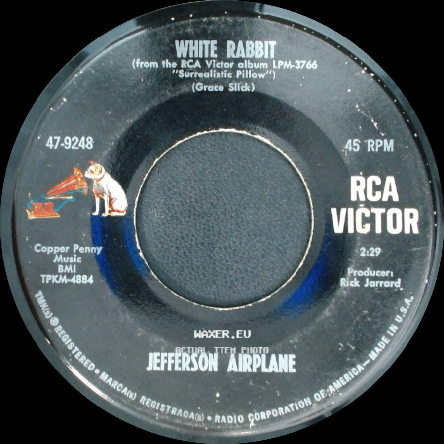 Jefferson Airplane - White Rabbit / Plastic Fantastic Lover side A