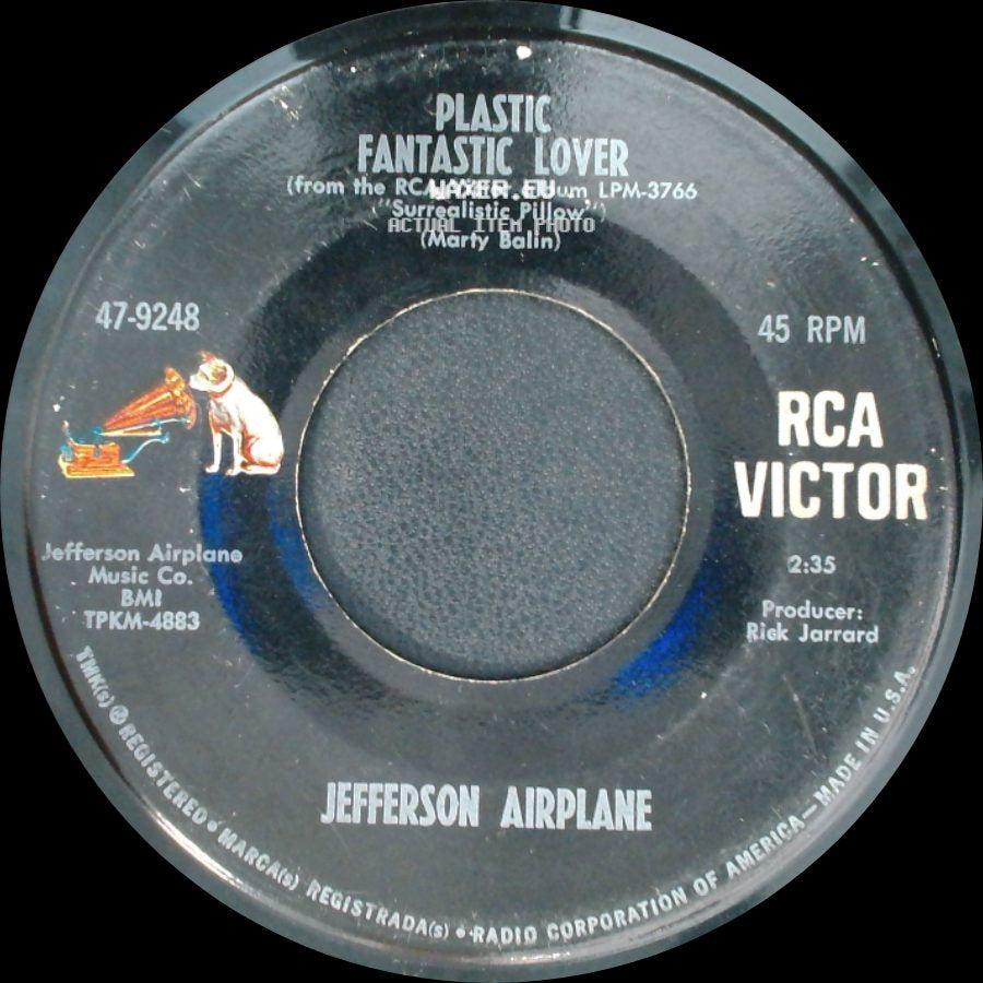 Jefferson Airplane - White Rabbit / Plastic Fantastic Lover side B