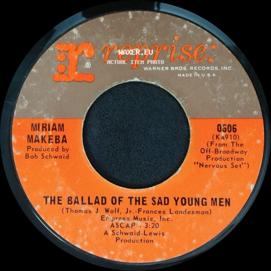 Miriam Makeba - The Ballad Of The Sad Young Men / Pata Pata side A