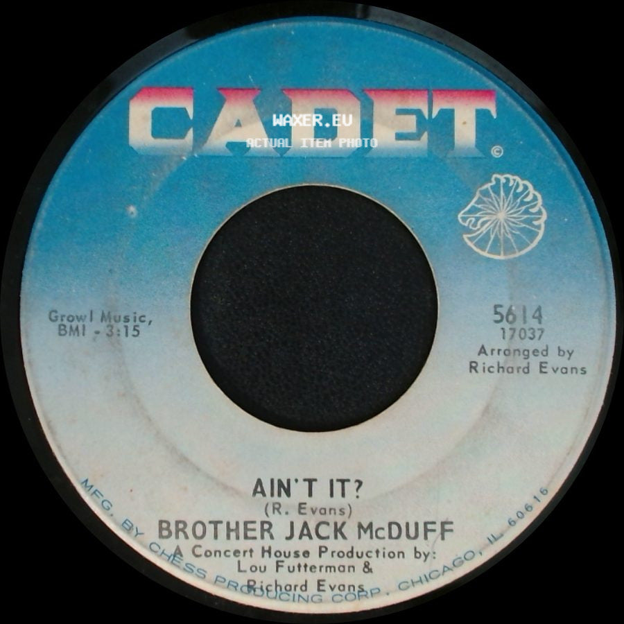 Brother Jack Mcduff - Ain't It? / Let My People Go side A