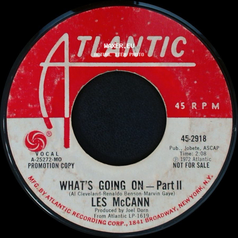 Les Mccann - What's Going On - Part Ii / What's Going On – Part I side A