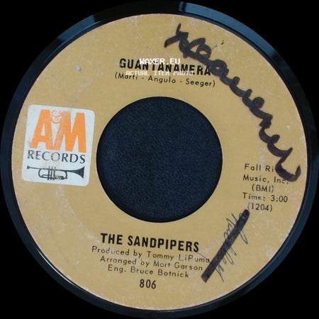 The Sandpipers - What Makes You Dream, Pretty Girl / Guantanamera side B