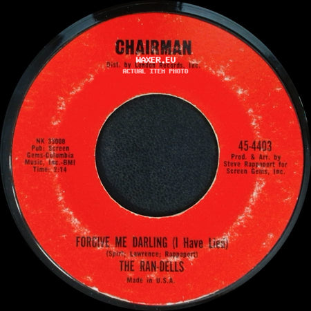 The Ran-Dells - Forgive Me Darling (I Have Lies) / Martian Hop side A