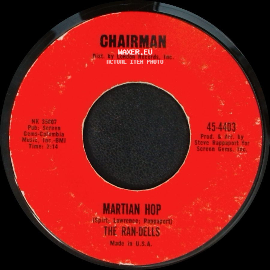 The Ran-Dells - Forgive Me Darling (I Have Lies) / Martian Hop side B
