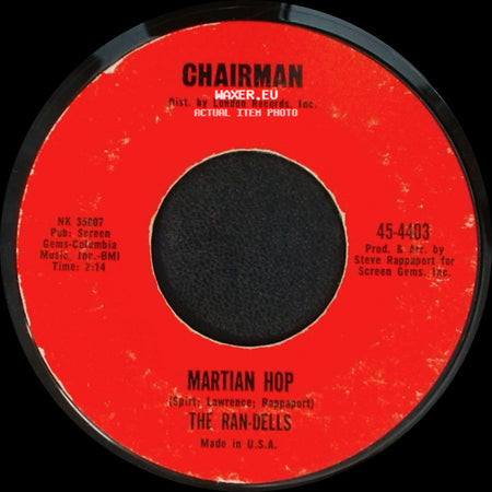 The Ran-Dells - Forgive Me Darling (I Have Lies) / Martian Hop side B