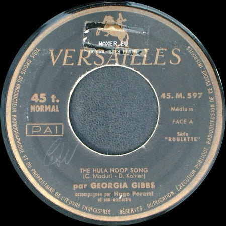 Georgia Gibbs - Keep In Touch / The Hula Hoop Song side B