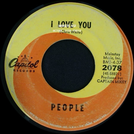People - I Love You / Somebody Tell Me My Name side A