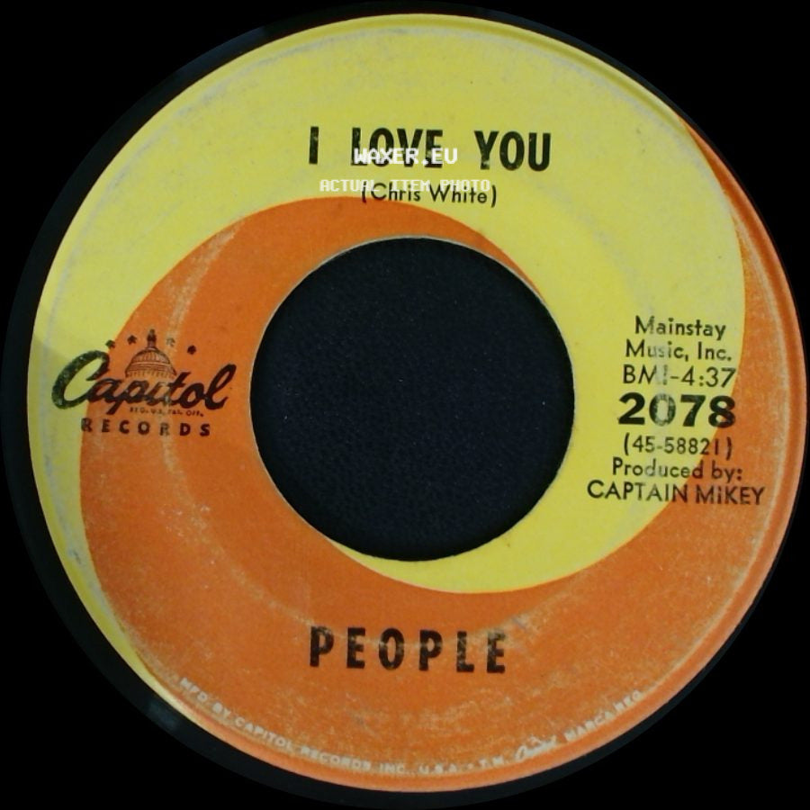People - I Love You / Somebody Tell Me My Name side A