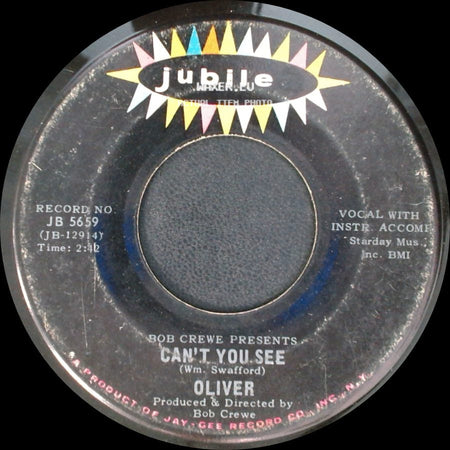 Oliver - Can't You See / Good Morning Starshine side A