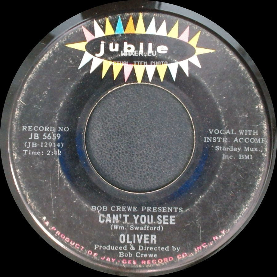 Oliver - Can't You See / Good Morning Starshine side A