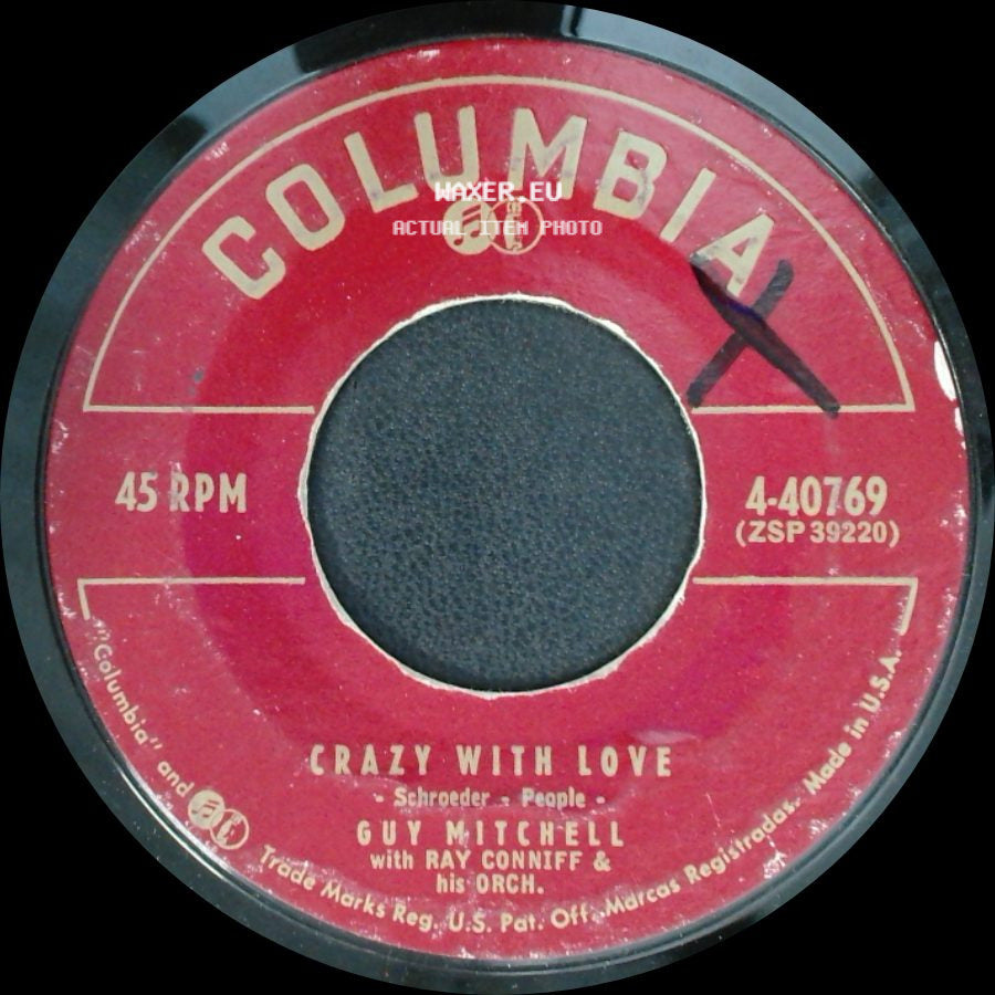 Guy Mitchell With Ray Conniff & His Orch. - Singing The Blues / Crazy With Love side B