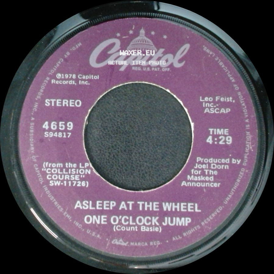 Asleep At The Wheel - One O'clock Jump / Texas Me & You side A