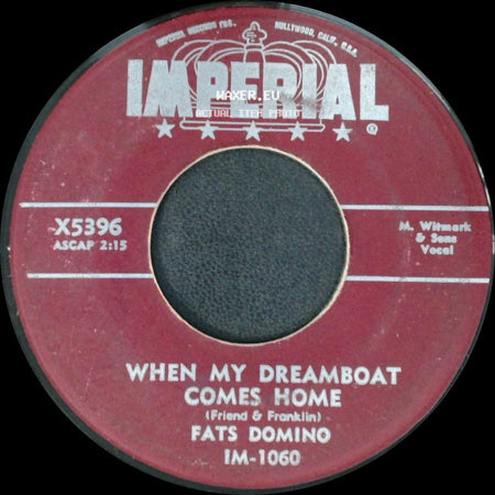 Fats Domino - When My Dreamboat Comes Home / So-Long side A
