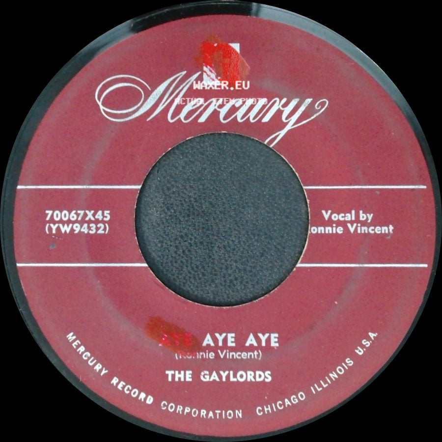 The Gaylords - Tell Me You're Mine / Aye Aye side B