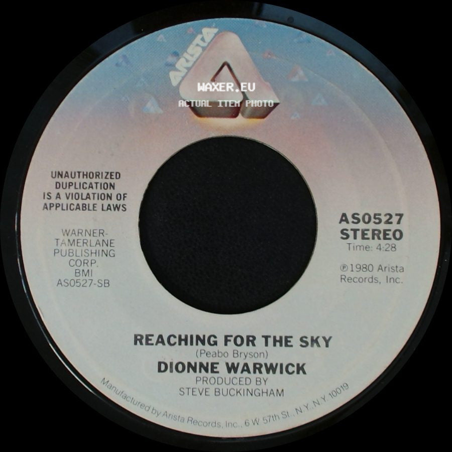 Dionne Warwick - Reaching For The Sky / No Night So Long side A