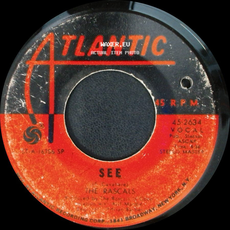 The Rascals - See / Away Away side A
