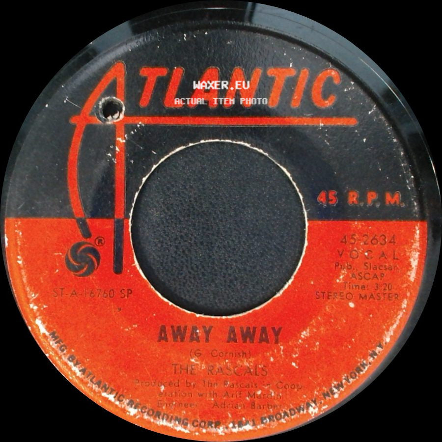 The Rascals - See / Away Away side B