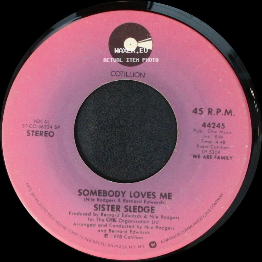 Sister Sledge - He's The Greatest Dancer / Somebody Loves Me side B