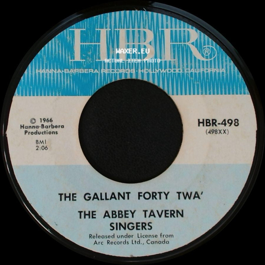 The Abbey Tavern Singers - Off To Dublin In The Green / The Gallant Forty Twa' side B