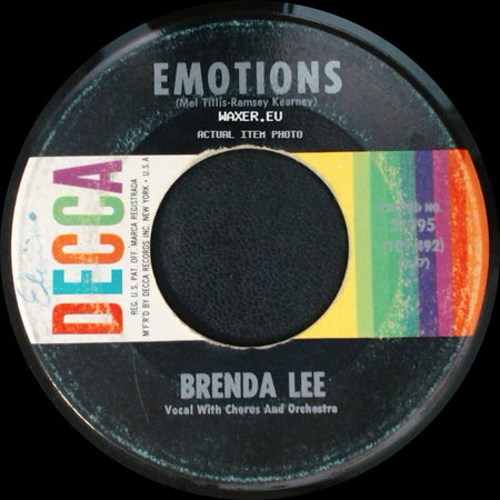 Brenda Lee - I'm Learning About Love / Emotions side B