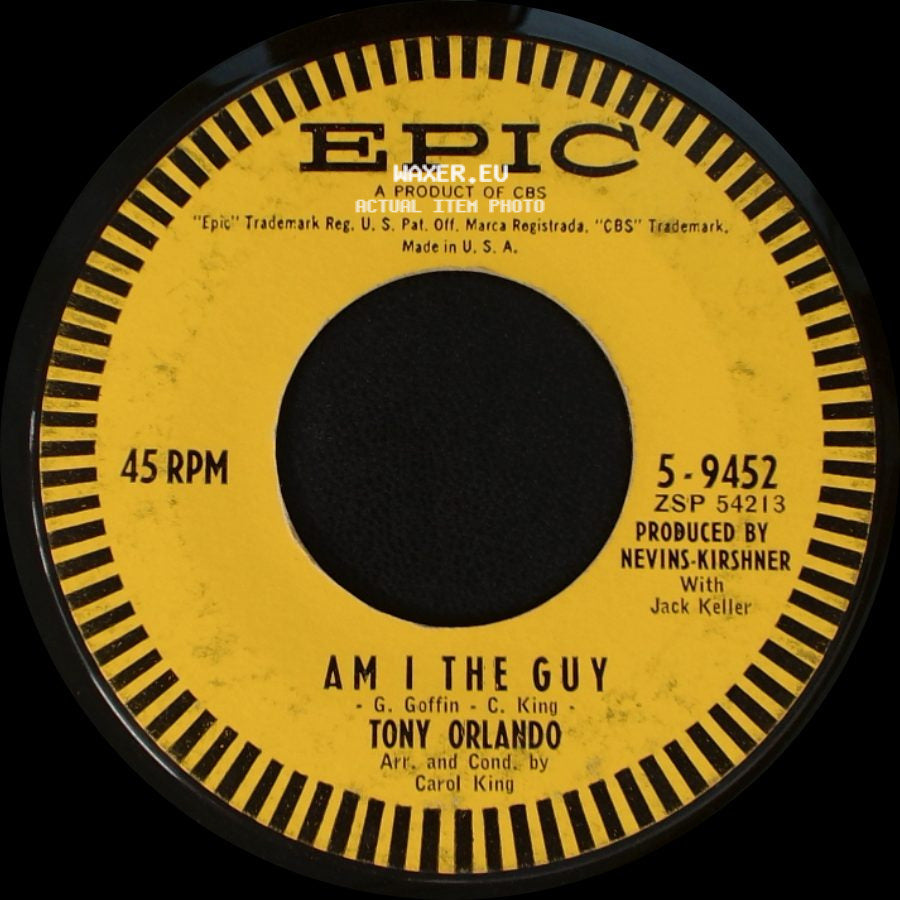 Tony Orlando - Am I The Guy / Bless You side A