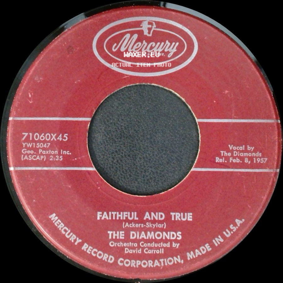 The Diamonds - Little Darlin' / Faithful And True side B