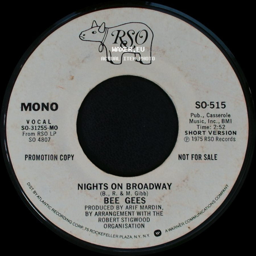 Bee Gees - Nights On Broadway / Nights On Broadway side A