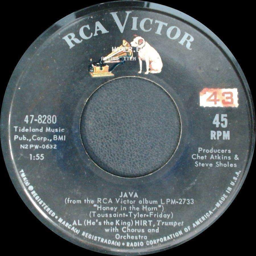 Al (He's The King) Hirt - Java / I Can't Get Started side A