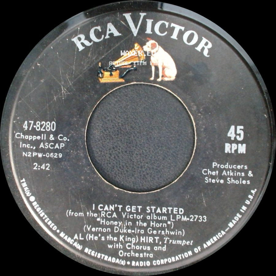 Al (He's The King) Hirt - Java / I Can't Get Started side B