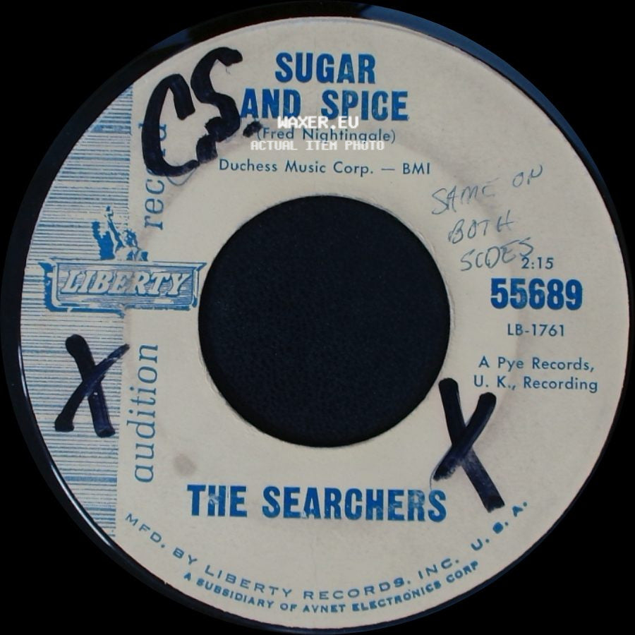 The Searchers - Sugar And Spice / Sugar And Spice side A