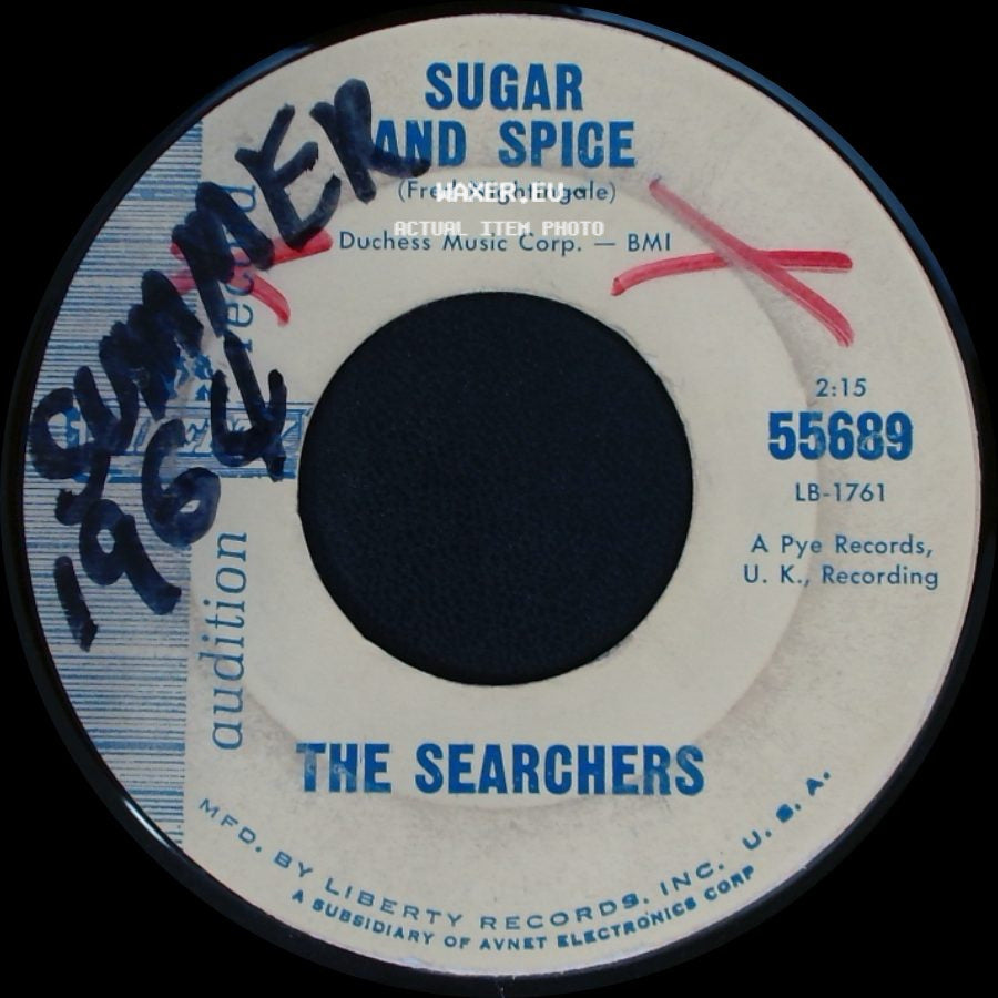 The Searchers - Sugar And Spice / Sugar And Spice side B