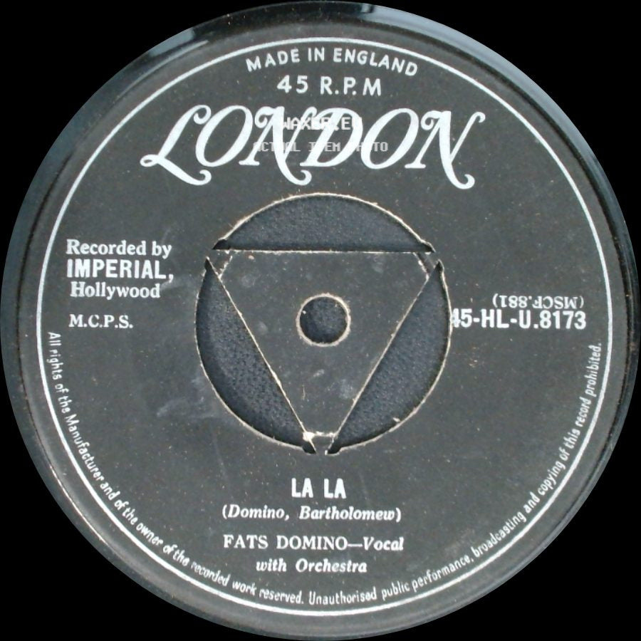 Fats Domino - La La / Ain't That A Shame side A
