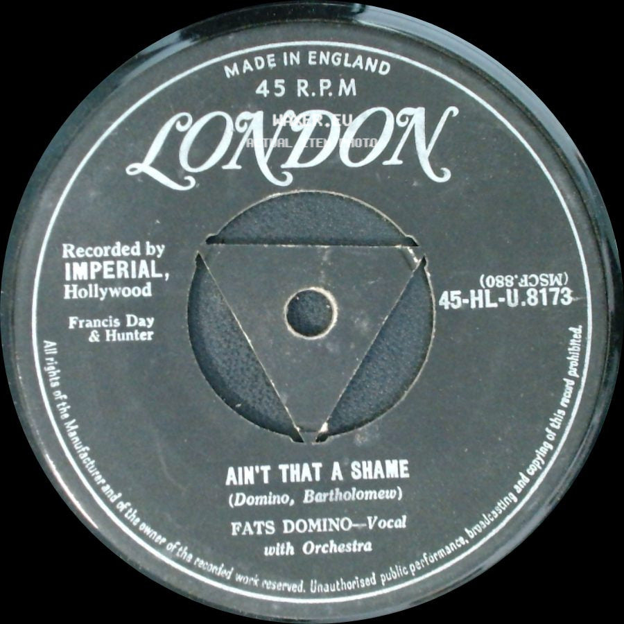 Fats Domino - La La / Ain't That A Shame side B