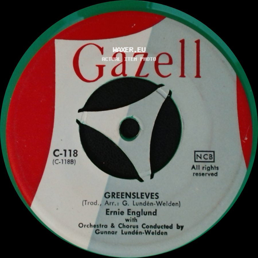 Ernie Englund - Greensleeves / Never On Sunday side A